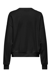 ONLY ONLBELLA L/S V-NECK UB SWT black