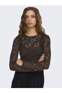 ONLY ONLBLAISE L/S TOP JRS coffee bean