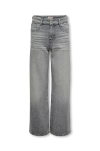 ONLY KOGCOBAIN REG WIDE RHINESTONE DNM medium grey denim