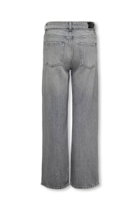 ONLY KOGCOBAIN REG WIDE RHINESTONE DNM medium grey denim