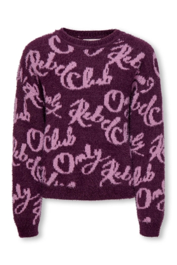 ONLY KOGDINA L/S JACQUARD O-NECK KNT