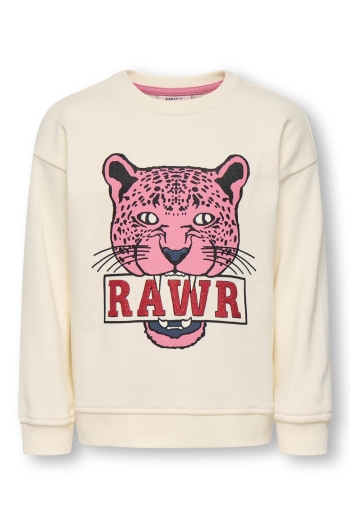 ONLY:KIDS ONLY KMGLEOPAULA LIFE L/S LOOSE PULLO BR: