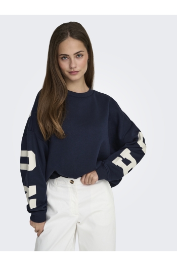 ONLY ONLSWEAT L/S BACK/SLEEVE PRINT SWT :