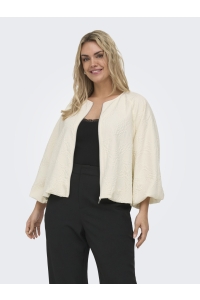 Carmakoma CARANJA BALLOON 3/4 SL JACKET OTW cloud dancer