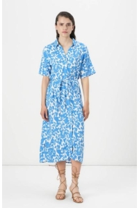 ONLY ONLYASMIN S/S SHIRT DRESS WVN NOOS cloud dancer/tania flower nebula