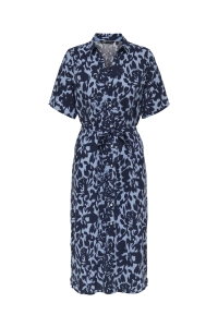 ONLY ONLYASMIN S/S SHIRT DRESS WVN NOOS serenity/tania flower dressblue