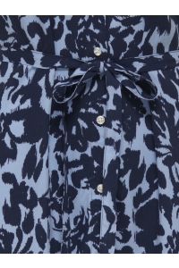 ONLY ONLYASMIN S/S SHIRT DRESS WVN NOOS serenity/tania flower dressblue