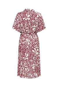 ONLY ONLYASMIN S/S SHIRT DRESS WVN NOOS merlot/narri print