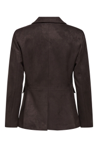 ONLY ONLYLVA LIFE L/S FAUX SUEDE BLAZER : black coffee