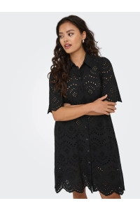 ONLY ONLVALAIS S/S DRESS WVN NOOS black