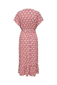 ONLY ONLZILLA ADELE LIFE SS LONG DRESS W: equestrian red/547 warm