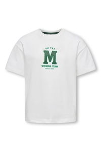 ONLY KOGEBBA LIFE SS O-NECK LOOSE PRINTE: cloud dancer/winning