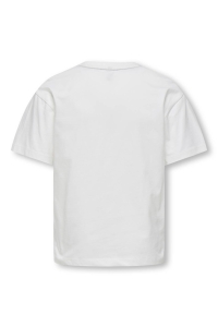 ONLY KOGEBBA LIFE SS O-NECK LOOSE PRINTE: cloud dancer/seven