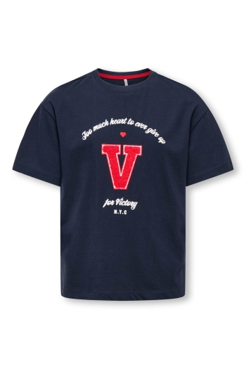 ONLY KOGEBBA LIFE SS O-NECK LOOSE PRINTE: