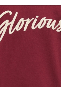 ONLY KOGHELLA LIFE LS O-NECK LOOSE PRINT: cabernet/glorious