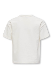 ONLY KOGBILLIE SS LOOSE TEDDY TOP JRS NO: cloud dancer/lazy