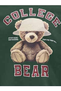 ONLY KOGBILA L/S OVZ PRINT O-NECK SWT NO: pineneedle/collage