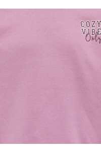 ONLY KOGBILA L/S OVZ PRINT O-NECK SWT NO: mauve orchid/cozy