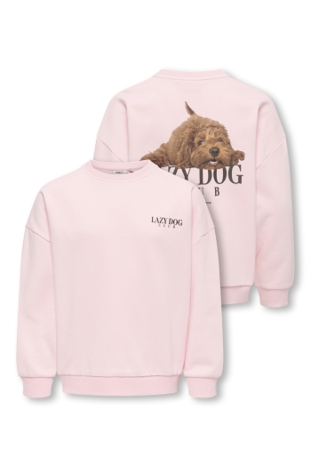 ONLY KOGBILA L/S OVZ PRINT O-NECK SWT NO: