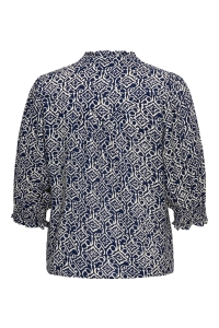 carmakoma CARRAYA 3/4 SHIRT WVN NOOS night sky/loui leo