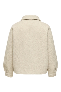 carmakoma CARMALO SHORT BOUCLE JACKET OTW NOO: pumice stone/melange