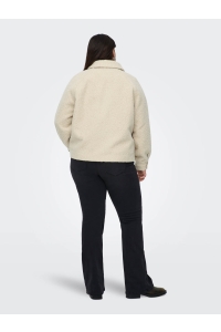 carmakoma CARMALO SHORT BOUCLE JACKET OTW NOO: pumice stone/melange