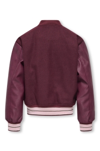 ONLY KOGWESTCOAST LIFE BOMBER OTW mauve wine