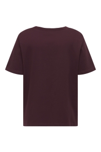 carmakoma CARRIRI 2/4 O-NECK BOXY TEE JRS winetasting/iconic