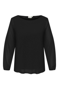carmakoma CARFOREST LIFE L/S BOATNECK TOP JRS black
