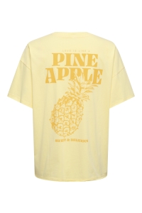 ONLY ONLKINNA S/S OVERSIZE TOP BOX JRS sunlight/pineapple tropical jung