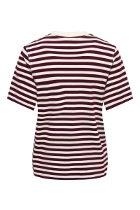 ONLY ONLLIVINA S/S O-NECK STRIPE TOP BOX: fig/cd + emb. grl pwr