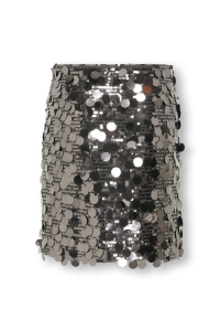 ONLY KOGJADEL SEQUINS SKIRT WVN asphalt/asphalt sequins