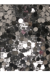 ONLY KOGJADEL SEQUINS SKIRT WVN asphalt/asphalt sequins