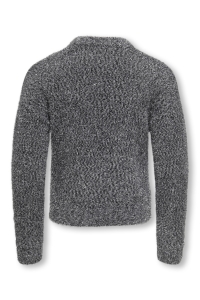 ONLY KOGPIUMO GLITTER L/S O-NECK KNT black/silver glitter