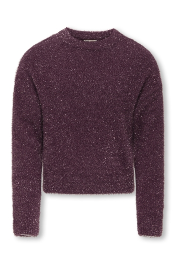 ONLY KOGPIUMO GLITTER L/S O-NECK KNT