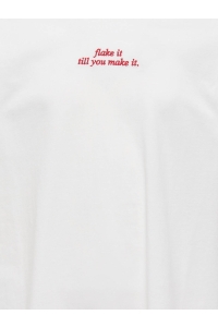 ONLY KOGBABETTE LIFE LOOSE S/S TEE JRS cloud dancer/croissant