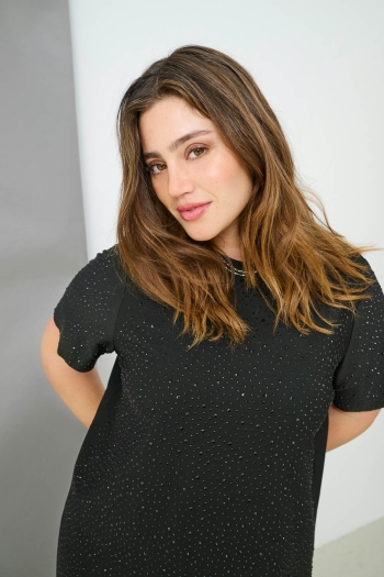 carmakoma CARMALUKKA LIFE S/S O-NECK ABK DRES: