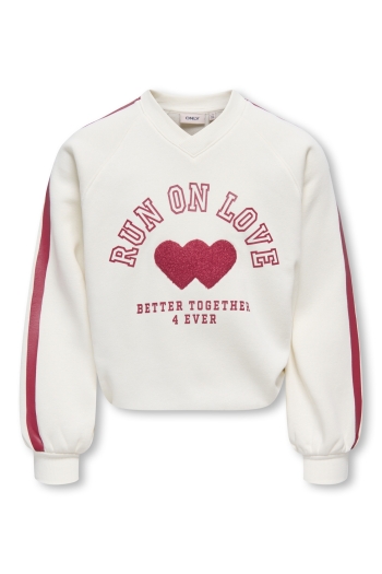 ONLY KOGCOLETTA L/S V-NECK PRINT SWT