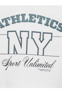 ONLY KOGCOLETTA L/S V-NECK PRINT SWT cloud dancer/athletics