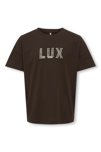 ONLY KOGKATE LIFE SS O-NECK PEARL TOP JR: