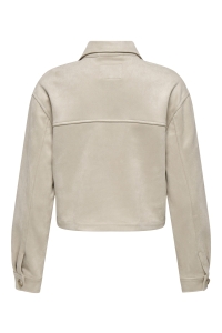 ONLY ONLBELICIA FAUX SUEDE JACKET OTW pumice stone