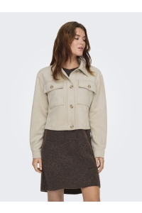 ONLY ONLBELICIA FAUX SUEDE JACKET OTW pumice stone