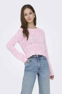 ONLY ONLELKE LIFE LS PULLOVER KNT NOOS romance rose