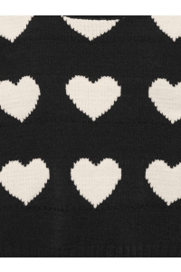 ONLY KOGSUS L/S O-NECK CHINELLE PULLOVER: black/heart/egret