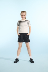 ONLY KOGGEGGO LIFE BUTTON SHORTS VD JRS : black