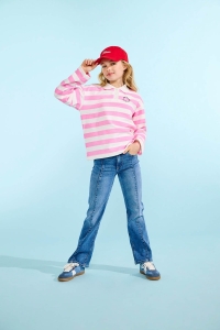 ONLY KOGESTHER L/S POLO EMB VD SWT begonia pink/white alyssum