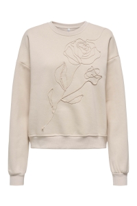 ONLY ONLELISANNA O-NECK BOX SWT birch/flowers