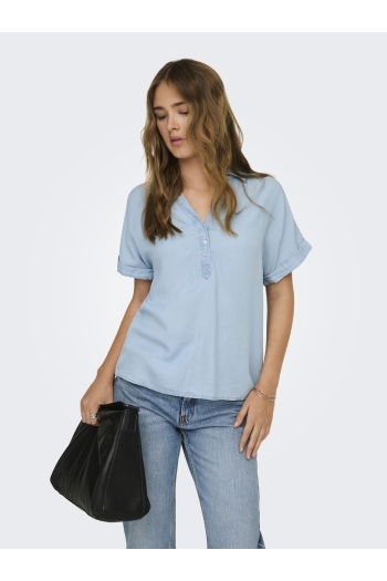 ONLY ONLCHARIS LIFE CAP SLEEVE SHIRT WV: