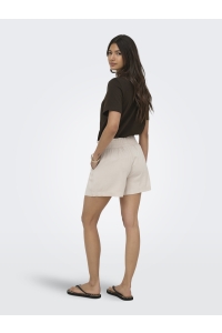 ONLY ONLARIS LIFE PULL UP SHORTS WVN CC pumice stone