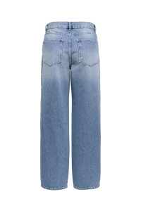 ONLY ONLGIANNA MW STR BIG STUD DNM DOT light medium blue denim